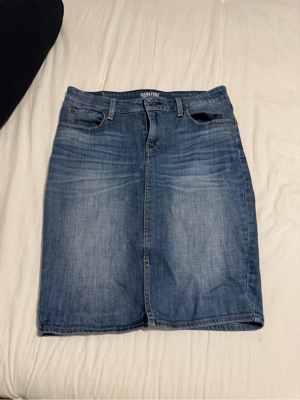 Levi's Women’s Blue Denim Pencil Skirt